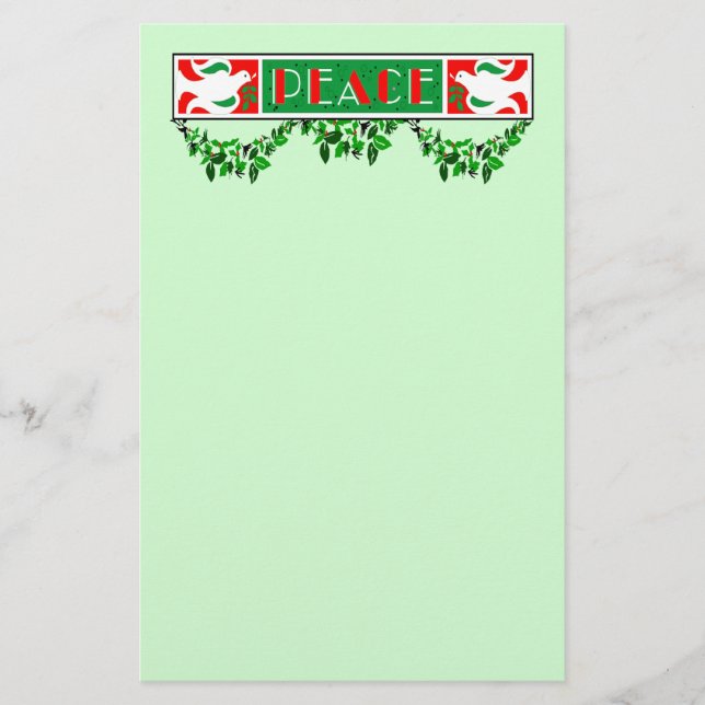 Friedensstiftung Briefpapier (Vorderseite)