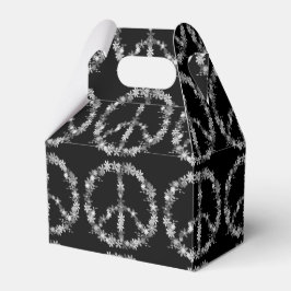 Friedenssymbol Blume Power Geschenkschachtel