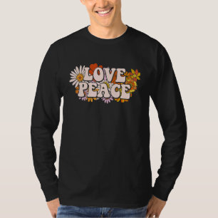 FRIEDENSSYMBOL LIEBE 60er 70er Binden Sterben Hipp T-Shirt