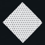 Friedenssymbol, Schwarz-weißer Punktmesser Halstuch<br><div class="desc">Friedenssymbol,  Anti-Krieg schwarz-weiß polka Punkt Muster bandana / Hund bandana. Schwarzes Friedenssymbol auf weißem Hintergrund. Minimalistisches,  modernes,  elegantes niedliches Design.</div>