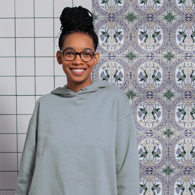 Friedenssymbolismus Belle Epoque Art Déco Fliese (Von Creator hochgeladen)