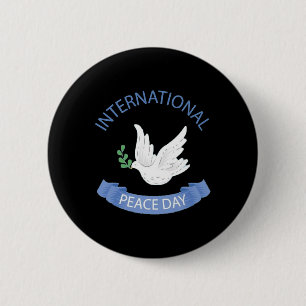 Friedenstag auf Erden Internationaler Friedenstag Button