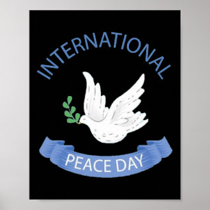 Friedenstag auf Erden Internationaler Friedenstag Poster