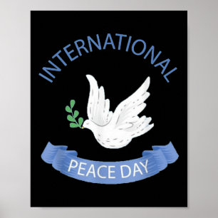 Friedenstag auf Erden Internationaler Friedenstag Poster