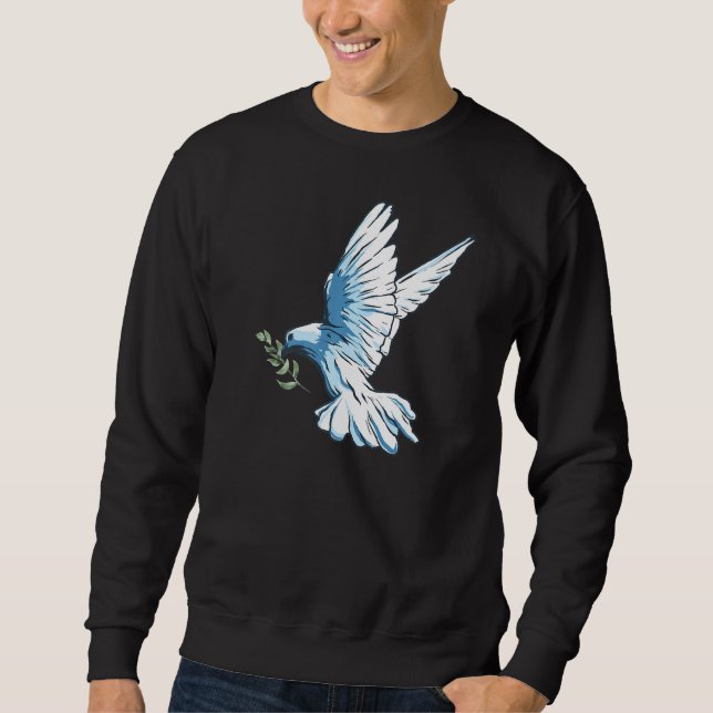 Friedenstaube Sweatshirt (Vorderseite)