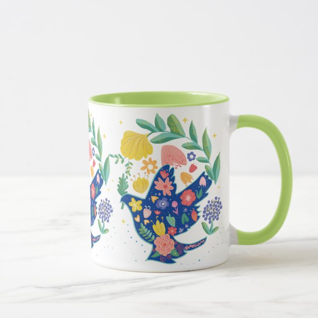 Friedenstaube Tasse (Rechts)
