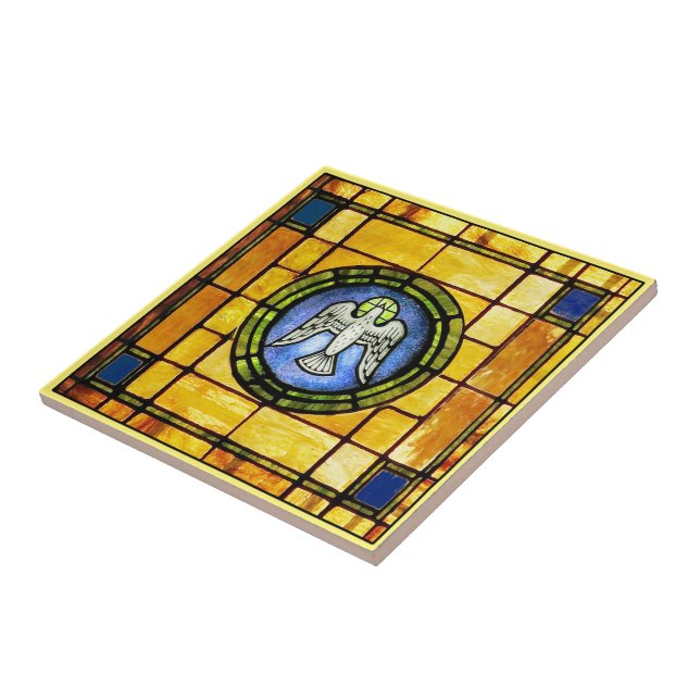 Friedenstauben-Fenster-Keramik-Fliese Fliese (Seite)