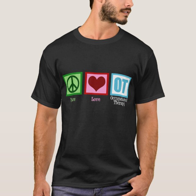 Friedenstherapie Liebe T-Shirt (Vorderseite)