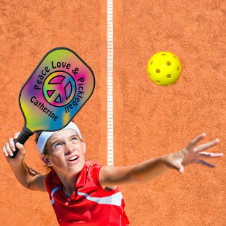 Friedenstruppe Liebe Pickleball Schläger
