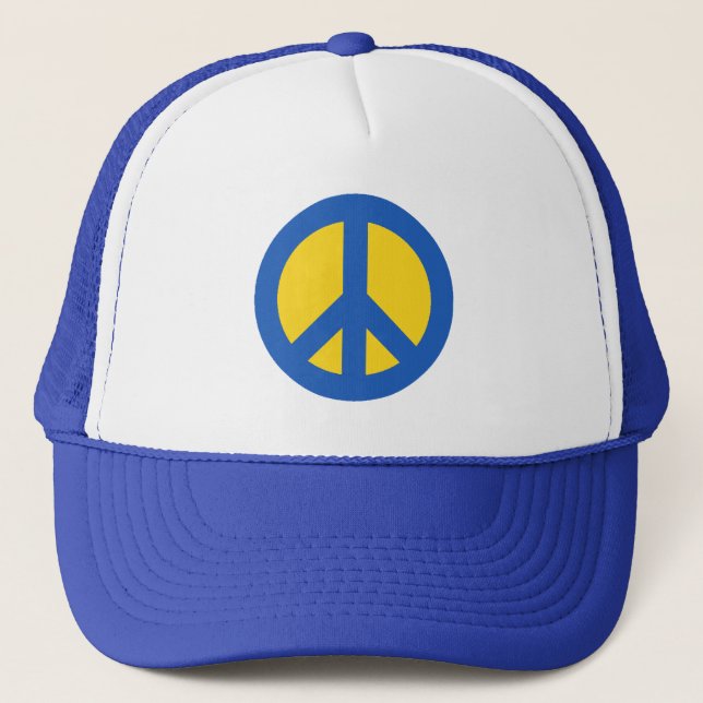 FriedensUkraine Truckerkappe (Vorderseite)