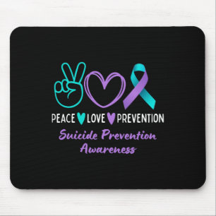 Friedensverhütung Suizidbewusstsein Aquamarines Zi Mousepad