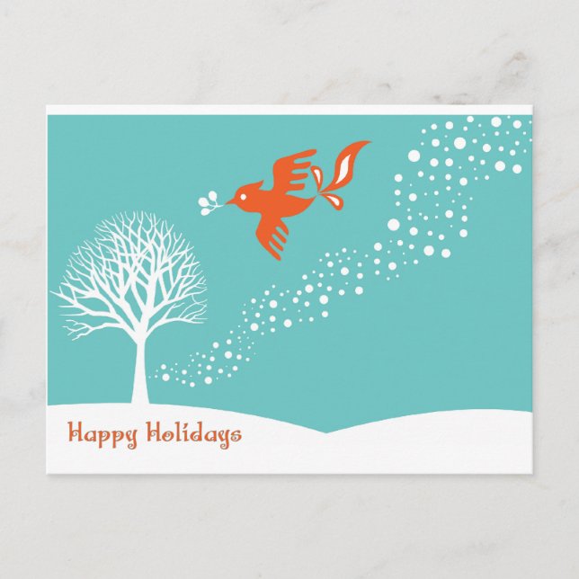 Friedensvogel Postkarte (Vorderseite)