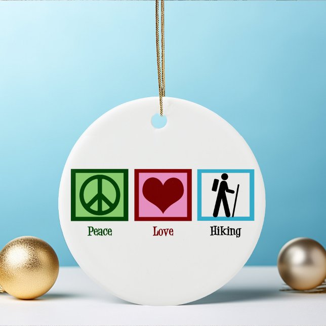 Friedenswanderung Liebe Keramik Ornament (Von Creator hochgeladen)