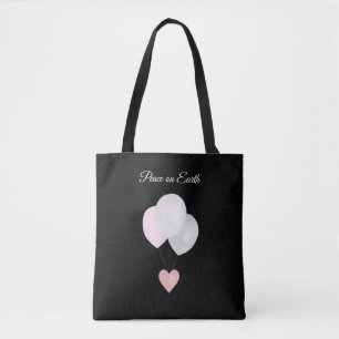 Friedensweiße Ballons-Tasche