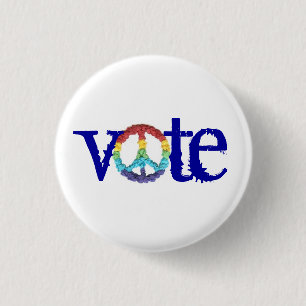 Friedenszeichen abstimmen button