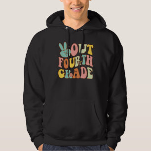 Friedenszeichen Aus Vierte Klasse Groovy Letzter S Hoodie