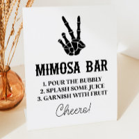 Friedenszeichen bis Tod Do us Party Mimosa Bar Sig