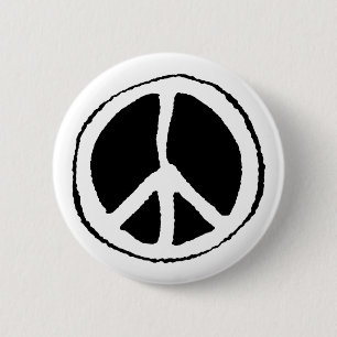 Friedenszeichen Button