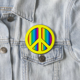 Friedenszeichen Button