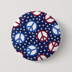 Friedenszeichen Button