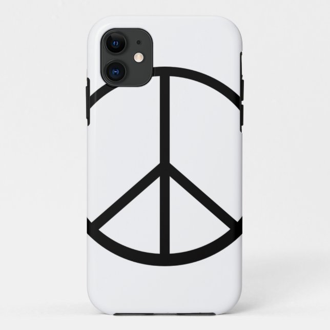 Friedenszeichen Case-Mate iPhone Hülle (Rückseite)