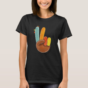 Friedenszeichen der Türkei für Erntedank T-Shirt