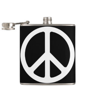 Friedenszeichen Flachmann