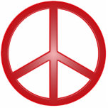 Friedenszeichen Fotoskulptur Ornament<br><div class="desc">Wussten Sie,  dass der Bildhauerteil auch ausgeschnittene Ornamente,  Buttone,  Schlüsselringe,  Magnete aus Acryl ausmacht? Ich habe das hier bestellt. Ideal für Baum,  Kühlschrank,  große Geldbeutel-Charme,  zum Tragen auf einer Bandschleife oder zum Aufhängen vom Rückspiegel. Das wird auf der Vorderseite rot mit einem weißen Rücken sein.</div>