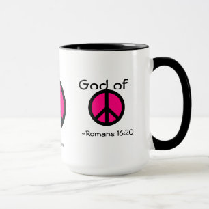 Friedenszeichen gotGod316.com Tasse