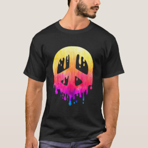 Friedenszeichen Hippie Color Splash Hippie Street T-Shirt