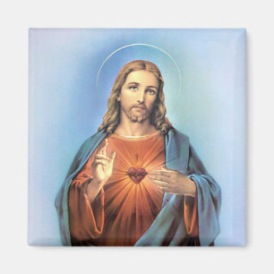 Friedenszeichen/Jesus Magnet