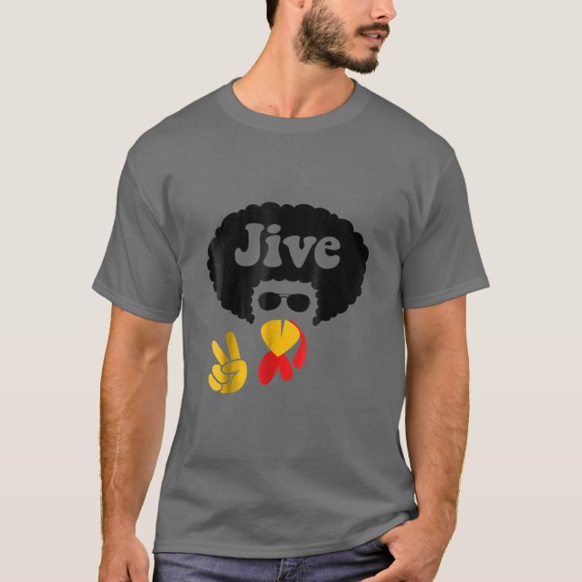 Friedenszeichen Jive Türkei Gesicht Funny Erntedan T-Shirt (Vorderseite)