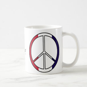 FRIEDENSzeichen Kaffeetasse