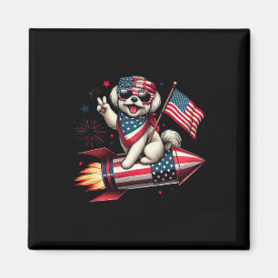 Friedenszeichen Maltesisches Feuerwerk Amerikanisc Magnet