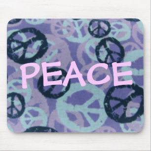 Friedenszeichen-Mauspad mit Camouflage-Optik Mousepad