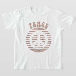 Friedenszeichen mit gestrafftem Circle T - Shirt