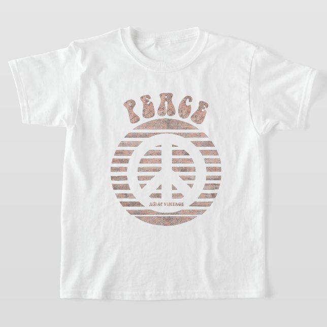 Friedenszeichen mit gestrafftem Circle T - Shirt (Ablage )