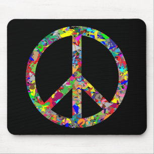 Friedenszeichen Mousepad