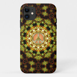 Friedenszeichen-Natur-Energie iPhone 5 Fall iPhone 11 Hülle