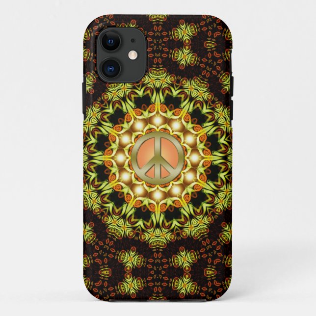 Friedenszeichen-Natur-Energie iPhone 5 Fall Case-Mate iPhone Hülle (Rückseite)