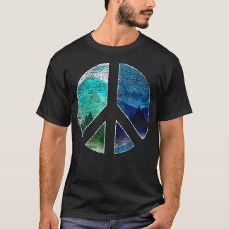 Friedenszeichen Natur Wildnis Landschaft T-Shirt