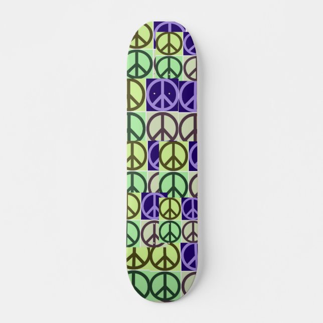 Friedenszeichen Skateboard (Vorne)