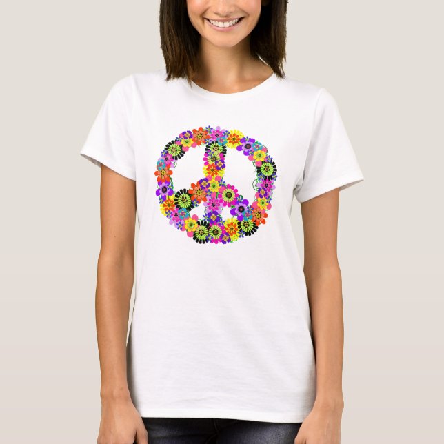 Friedenszeichen T-Shirt (Vorderseite)