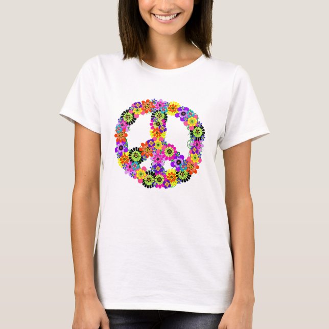 Friedenszeichen T-Shirt (Vorderseite)