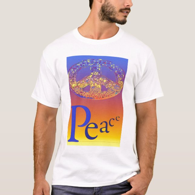 Friedenszeichen T-Shirt (Vorderseite)