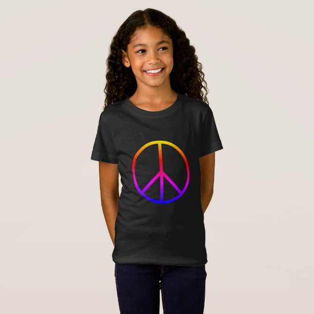 Friedenszeichen - T-Shirt (Vorne ganz)