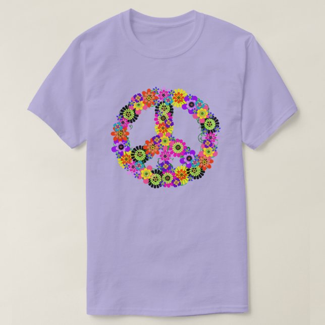 Friedenszeichen T-Shirt (Design vorne)