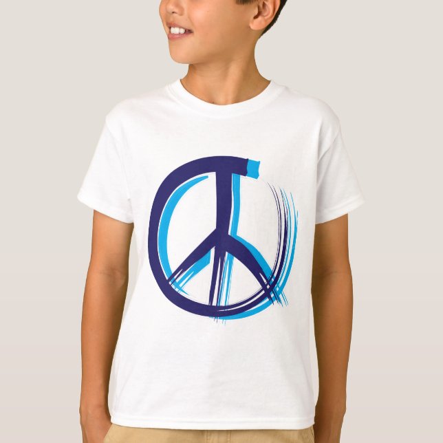 Friedenszeichen T-Shirt (Vorderseite)