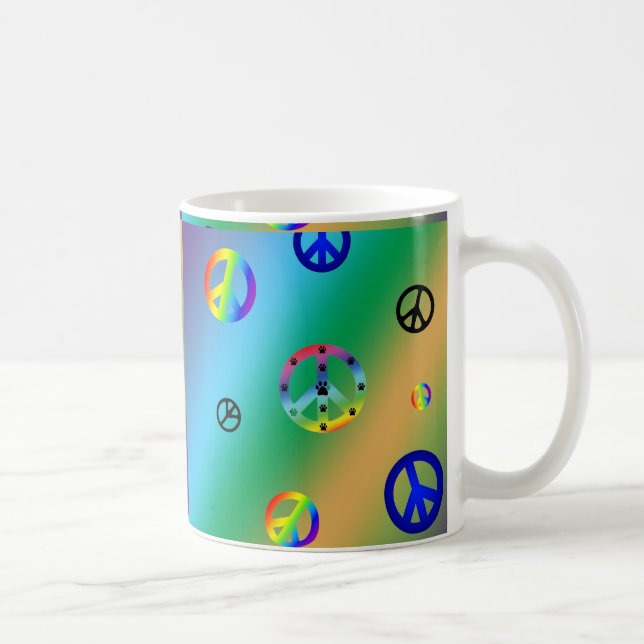 Friedenszeichen Tasse (Rechts)