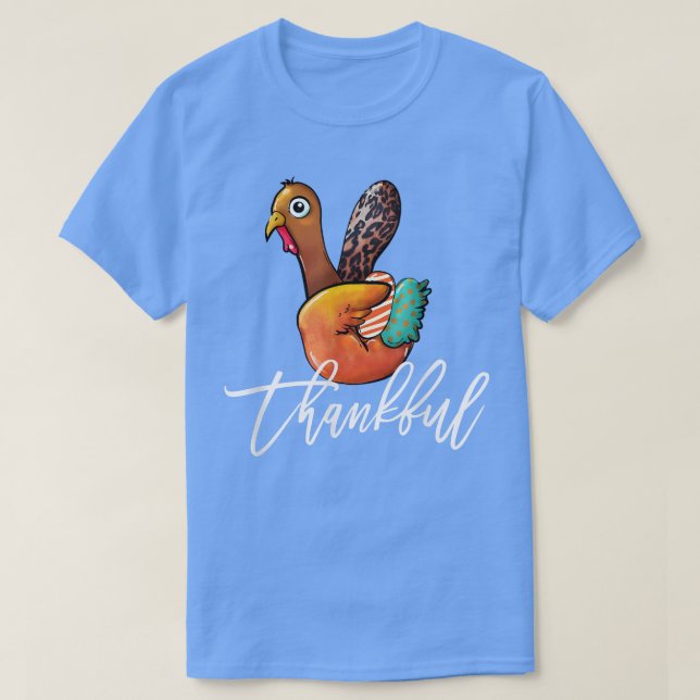 Friedenszeichen Türkei Glücklicher Fall Herbst Tha T-Shirt (Design vorne)